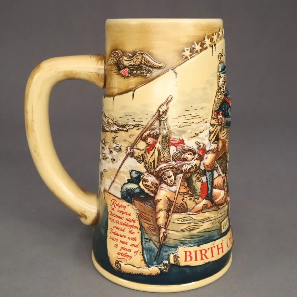 Miller Commemorative Beer Stein 1855-1993 Birth of a Nation 7